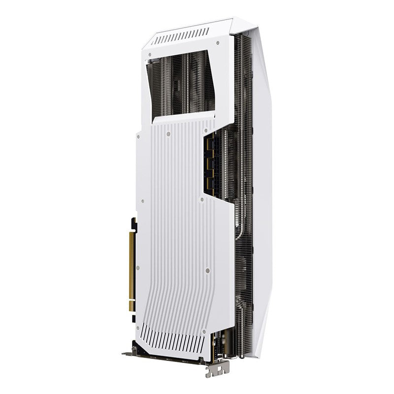XFX Mercury AMD Radeon RX 9070 XT OC White Magnetic Air Edition with RGB 16G Graphics Card