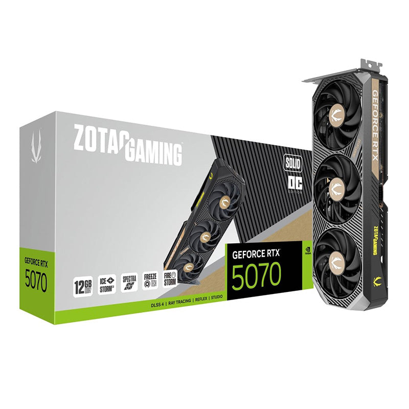Zotac Gaming GeForce RTX 5070 SOLID OC 12G Graphics Card