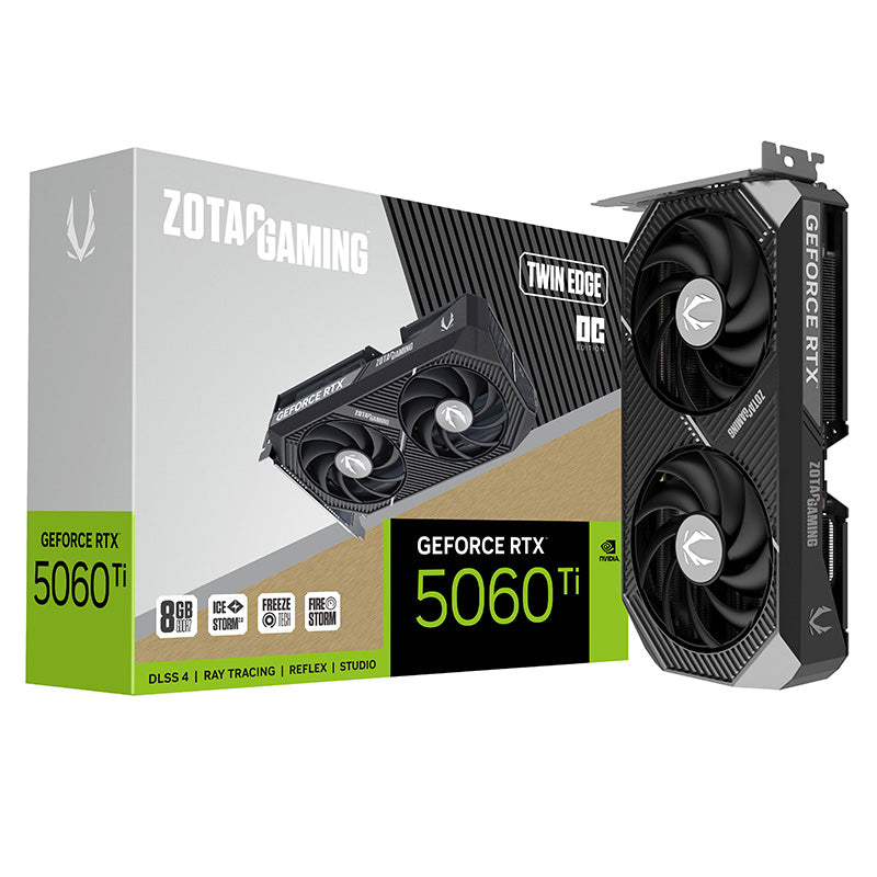 Zotac Gaming GeForce RTX 5060 Ti 8GB Twin Edge OC GDDR7 Graphics Card