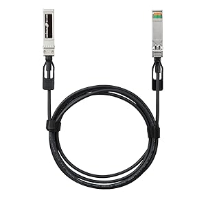 Edimax DAC Direct Attach Copper Twinax Cable 1M 10GbE SFP+ , Backward Compatible to SFP