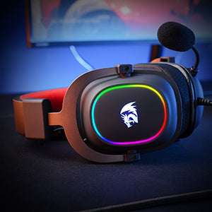 Redragon H510 Zeus-X RGB Black USB Wired Gaming Headphone Headset - 7.1 Surround Sound 53MM Audio Drivers in Memory Foam Ear Pads