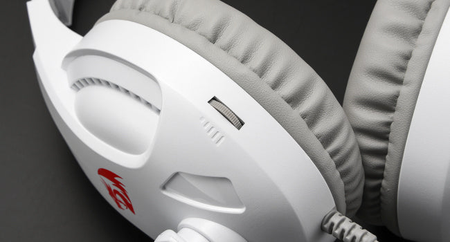 Redragon H211 Cronus White Wired Gaming Headset, Stereo Surround Sound, 40 mm Drivers, Over-Ear Headphones Works for PC/PS5/XBOX/NS