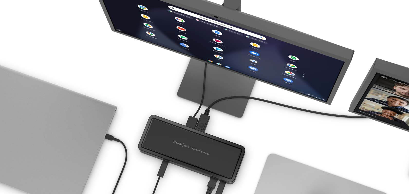 Belkin 14-port USB-C Docking Station 65W PD 4K Display 2x HDMI 2xDisplay Port Chromebook Certified