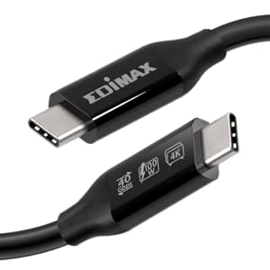 Edimax 40Gbps USB4 Thunderbolt 3 Cable USB-C to USB-Cable, 2 m Length