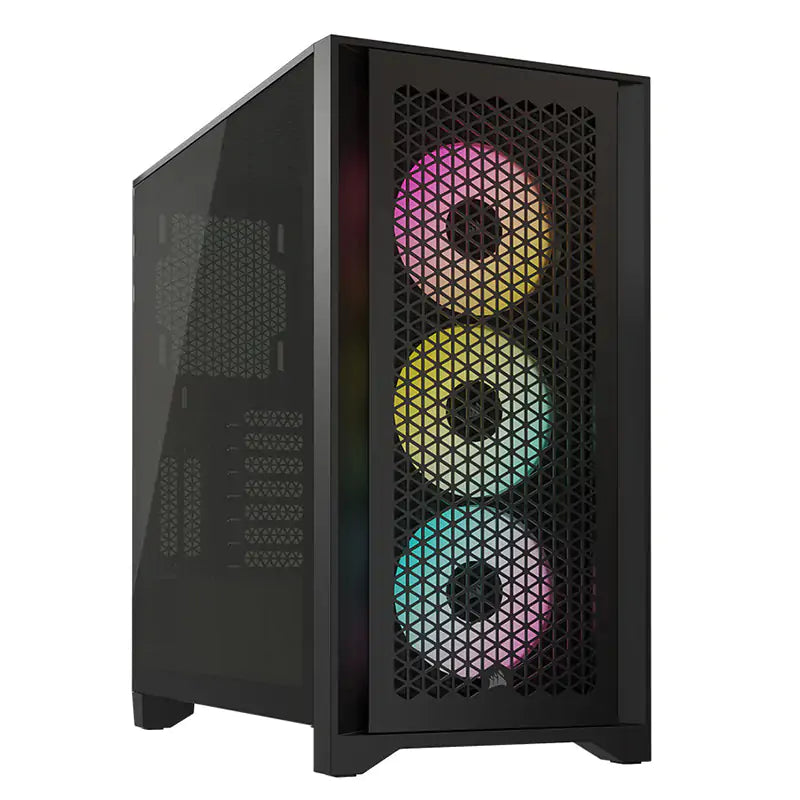 Corsair iCUE 4000D RGB Airflow TG Mid-Tower ATX Case - Black