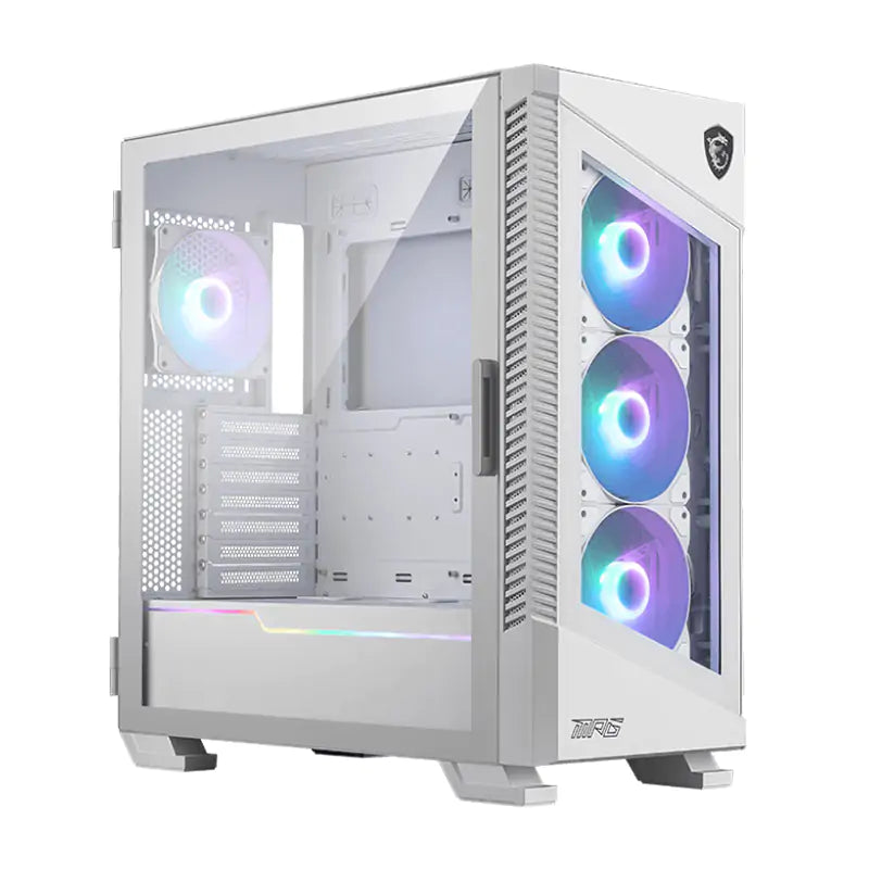MSI MPG VELOX 100R White Tempered Glass Mid Tower ATX Case