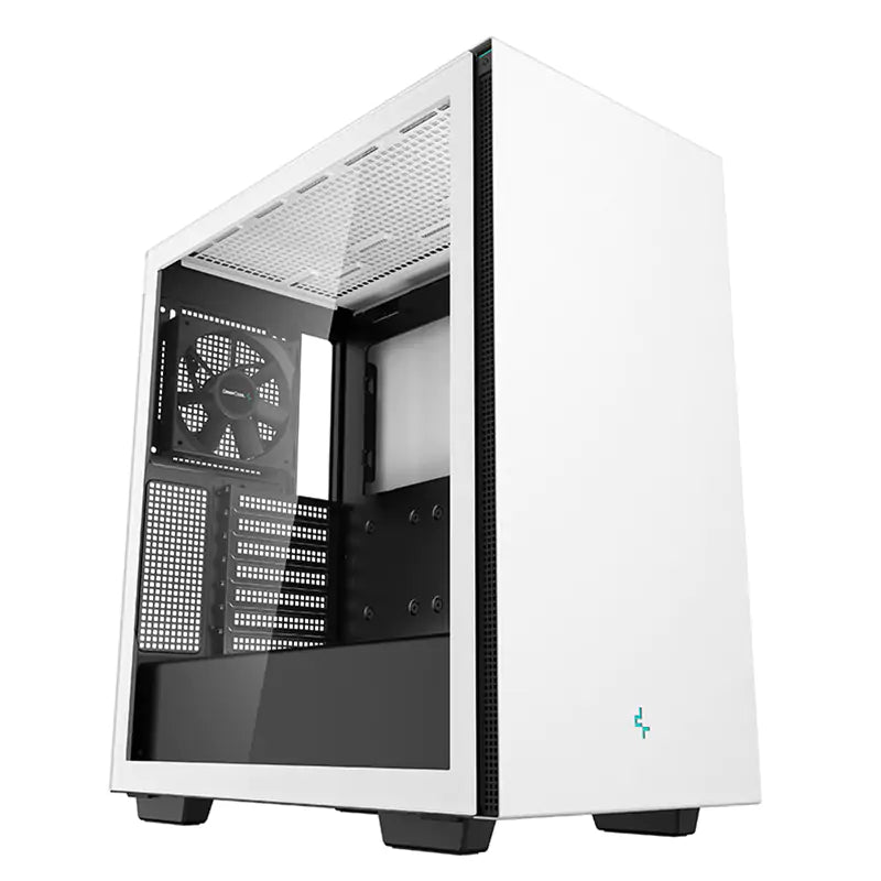 DeepCool CH510 Tempered Glass Mid Tower ATX Case White