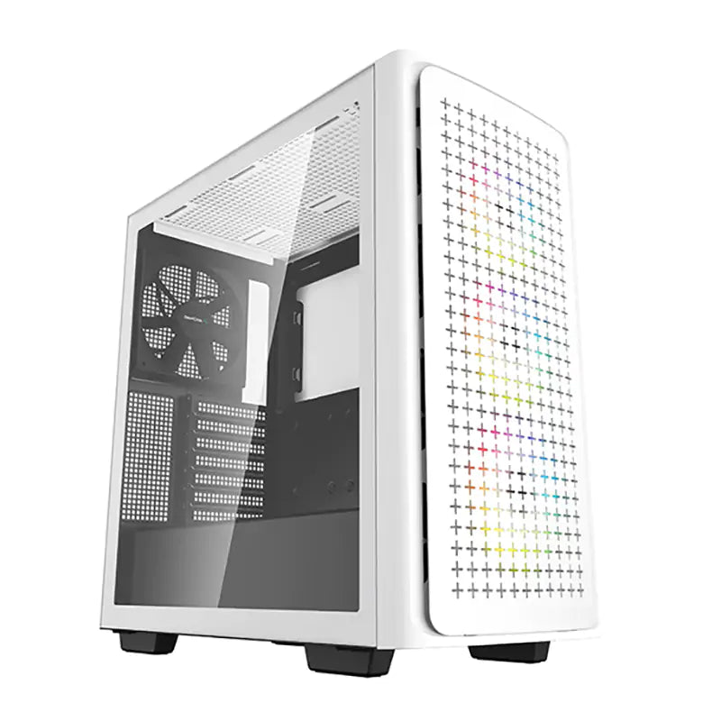 Deepcool CK560 TG Mid Tower ATX Case - White